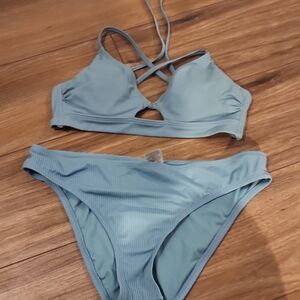 Shade & Shore Light Blue Bikini Set